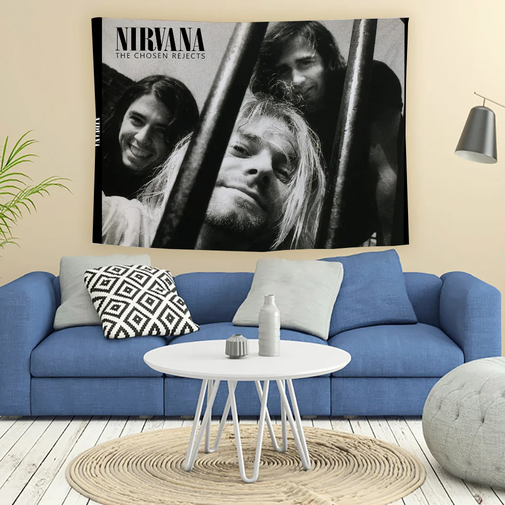 Kanye Band Hot Nirvana Melanine Martinez Pinterest Room Decor Items Aesthetic Decoration Funny Tapestry on the Wall Mushroom