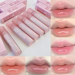 Gege Bear Water Gel Lip Gloss β Hydrating, Crystal-Clear Shine with Long-Lasting Color and Natural Finish