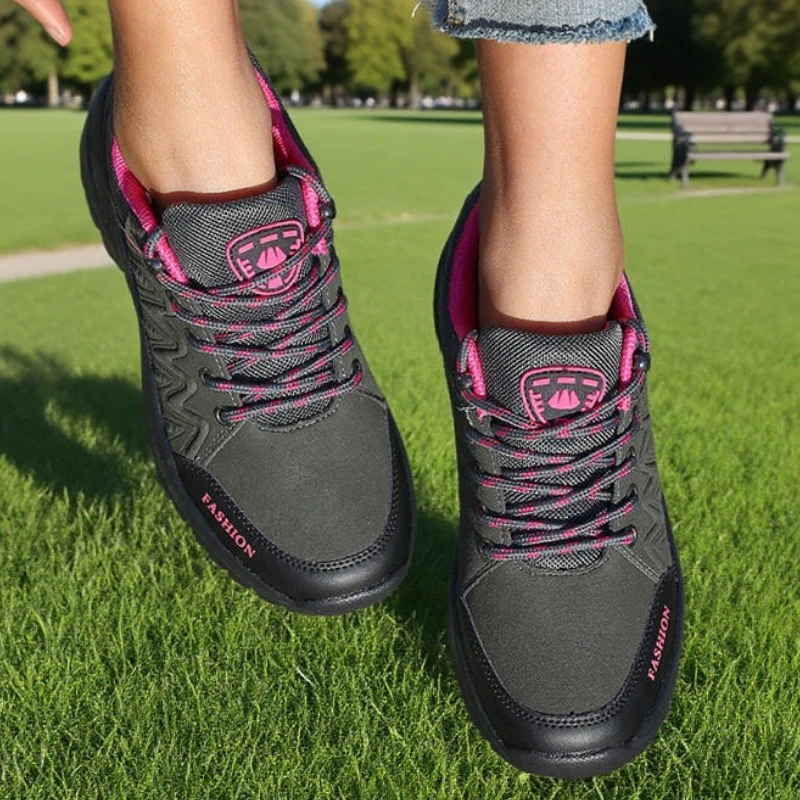 

2025 Popular Women's Grey Hiking Shoes - Anti Slip Fashion Sports Shoes, Designed Urban Outdoor Shoes, Gym Training Shoes Autumn