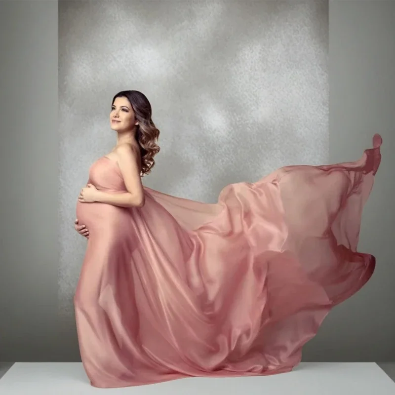 

Прозрачное платье 5 м/10 м для фотосессии детского душа и беременности — платье из мягкого шифона для беременных — платье для беременных