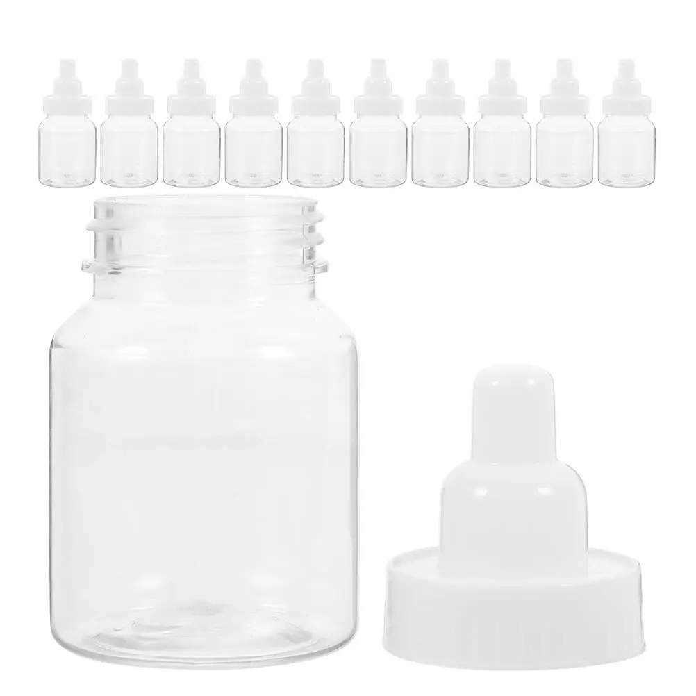 

24 Pcs Baby Bottle Candy Boxes Transparent Mini Bottles for Favors Gift Tags Ideal Decorative Packaging