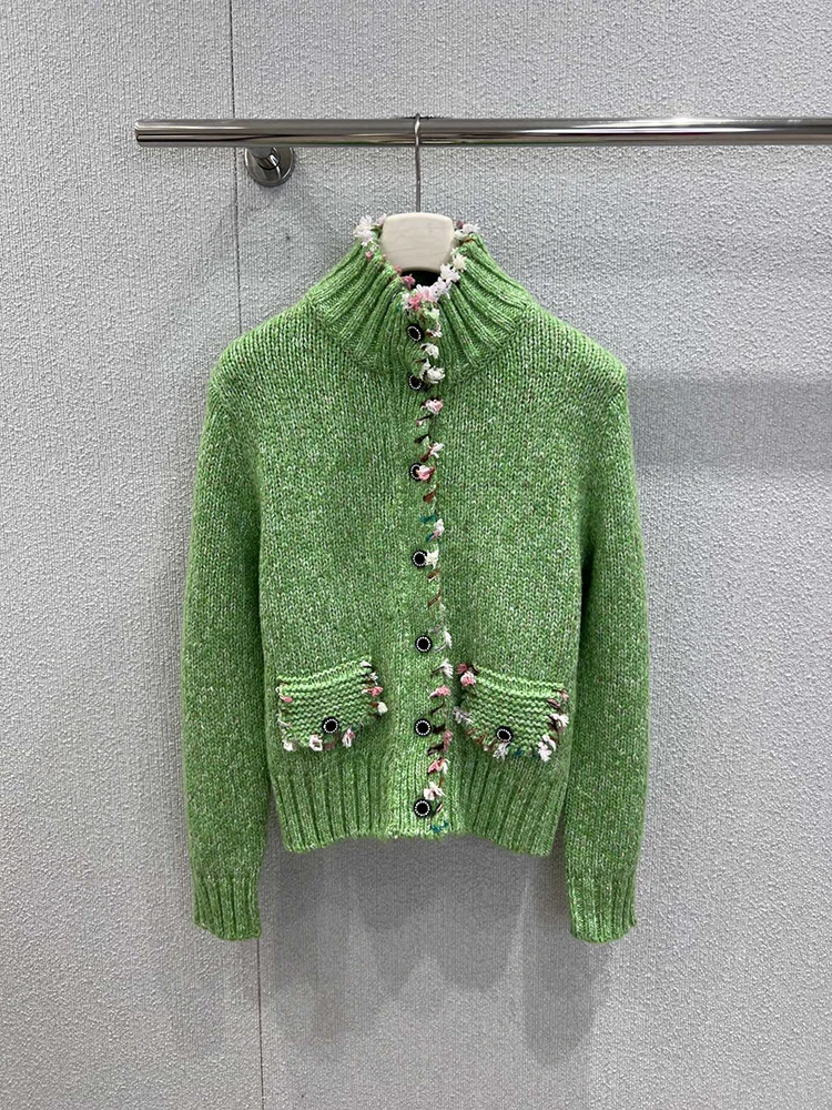 

SVORYXIU 2022, осень-зима, повседневный стиль, цветная серия, однобортный вязаный кардиган, женский модный теплый кардиган