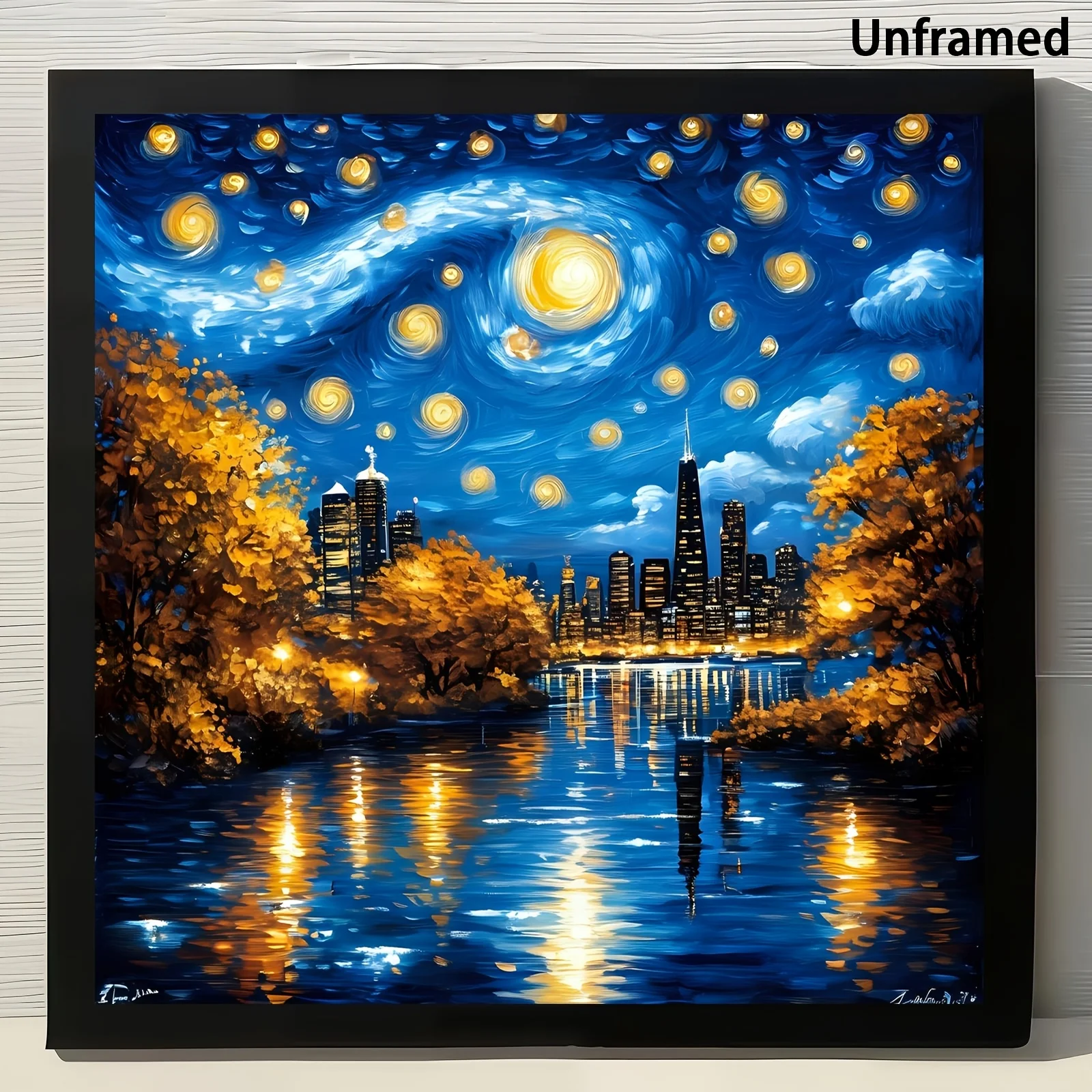 

Riverside Starry Sky City View Jigsaw Puzzle 500/1024 PCS Holiday Stress Relieving Fun Games Home Decor Holiday Gifts