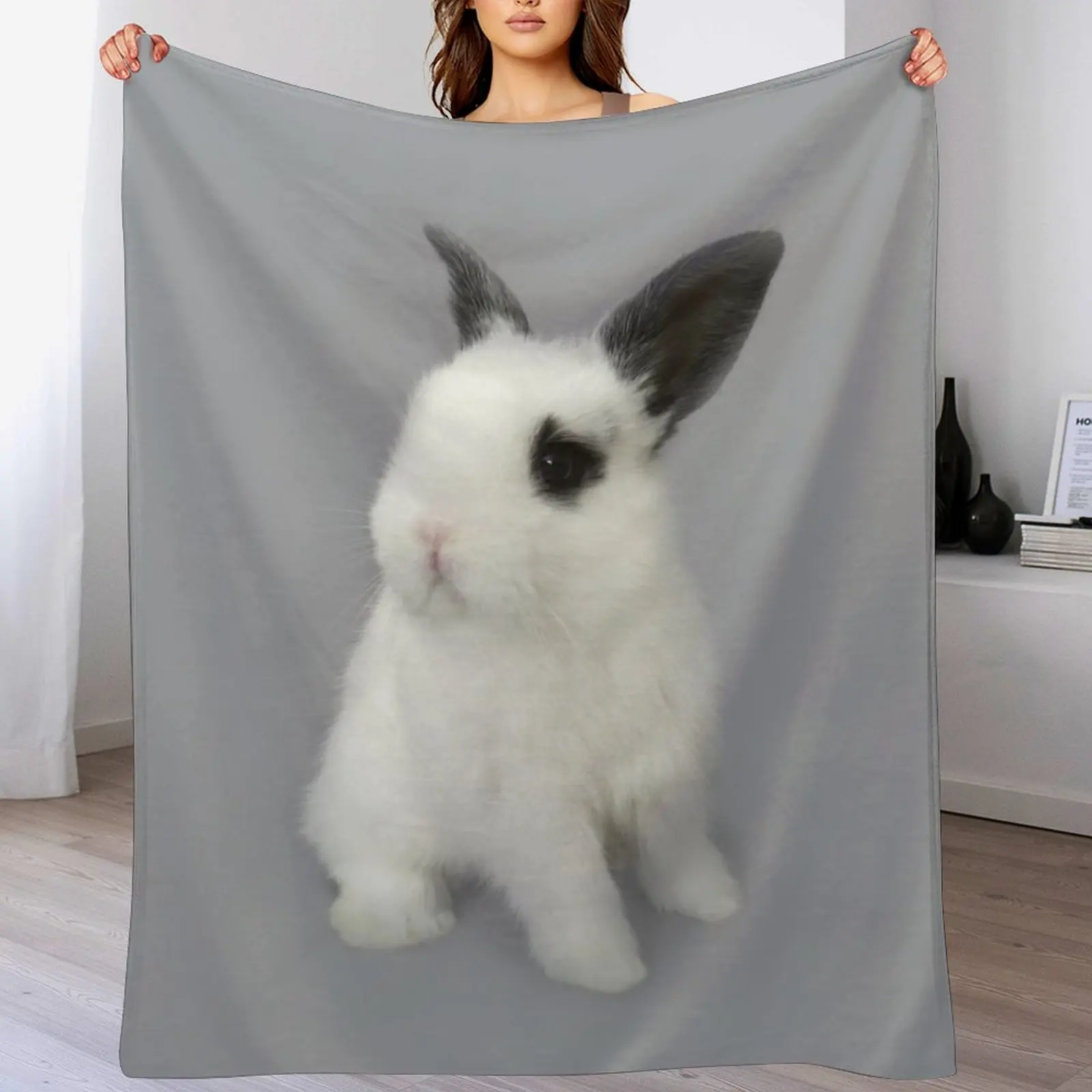 

Little Rabbit Throw Blanket Decorative Sofas Thin Blankets