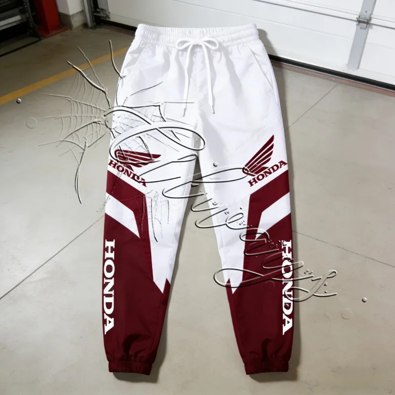 

Summer Honda HRC Racing Team Fashion Track Rider Sport Speed Dry Pants Outdoor MOTO Off Road Special Breathable Motorcycle Pants