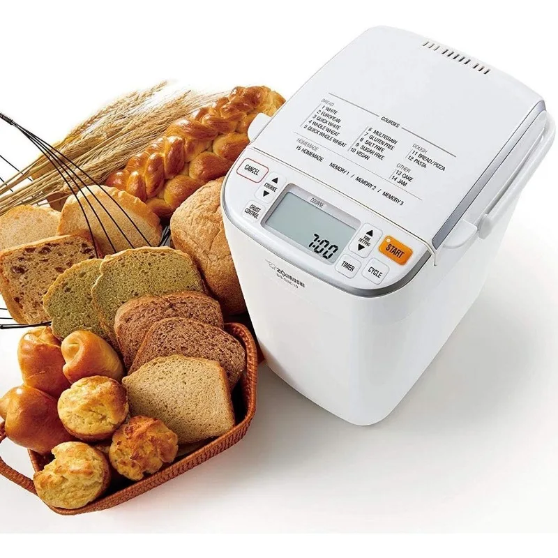 Zojirushi BB-SSC10WZ Home Bakery Maestro Breadmaker, Premium White