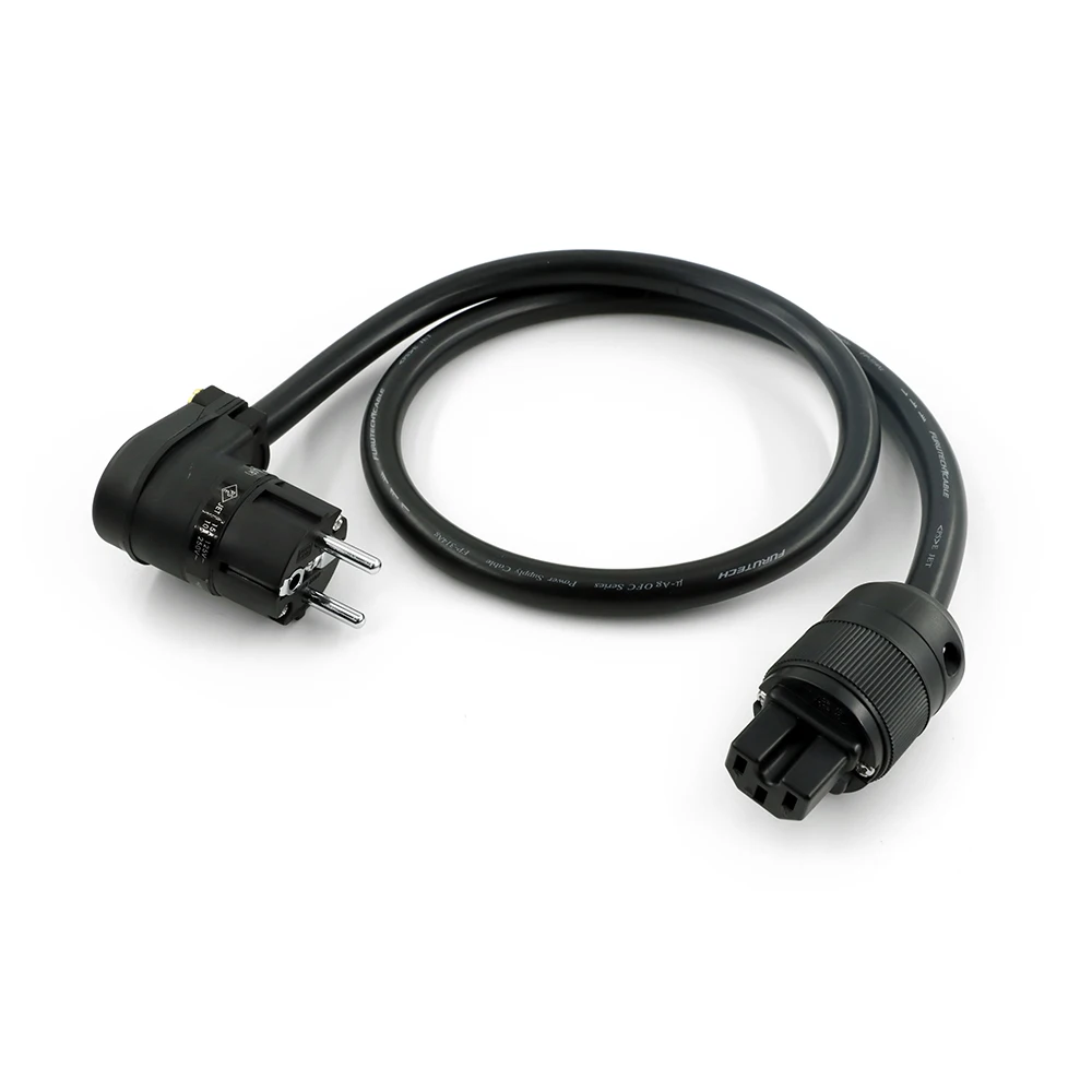 참조 등급 FP-314Ag AC 전원 코드 - OCC 은 코팅 도체, 증폭기/DAC용 Schuko EU 플러그 ​