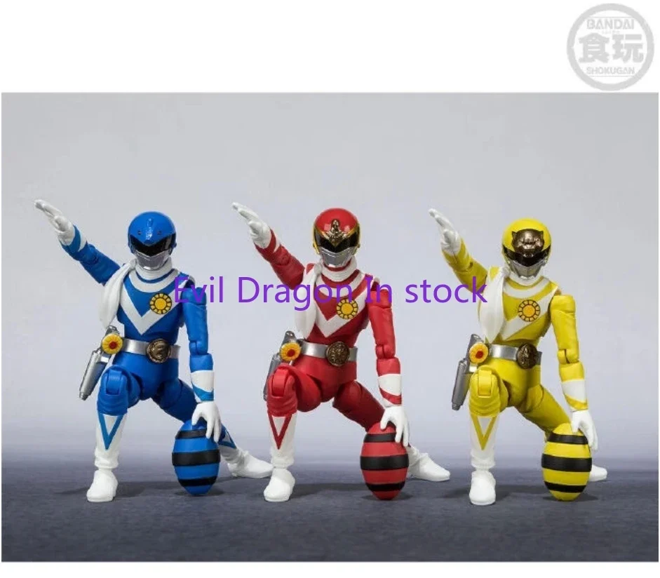 100% Original Bandai Shodo Super Taiyo Sentai Sun Vulcan Action Figures Anime Model Pvc Toys Gifts Figura in Stock