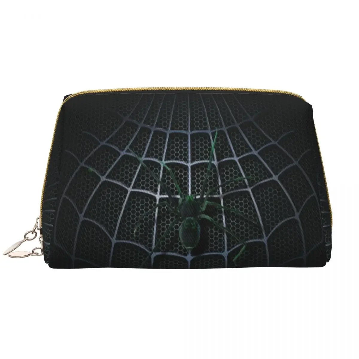 Cute Spider Web Travel Toiletry Bag for Women Makeup Cosmetic Organizer Beauty Storage Dopp Kit