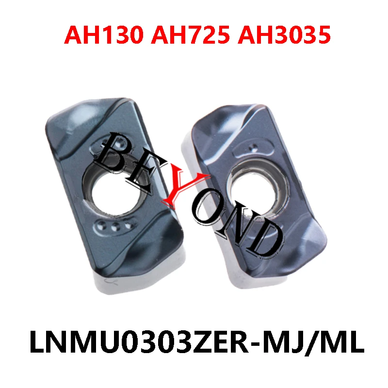 

100% Original LNMU0303ZER-MJ AH725 AH3035 -ML AH130 Milling Carbide Inserts Lathe Cutter LNMU 0303 ZER LNMU0303 10pcs/box