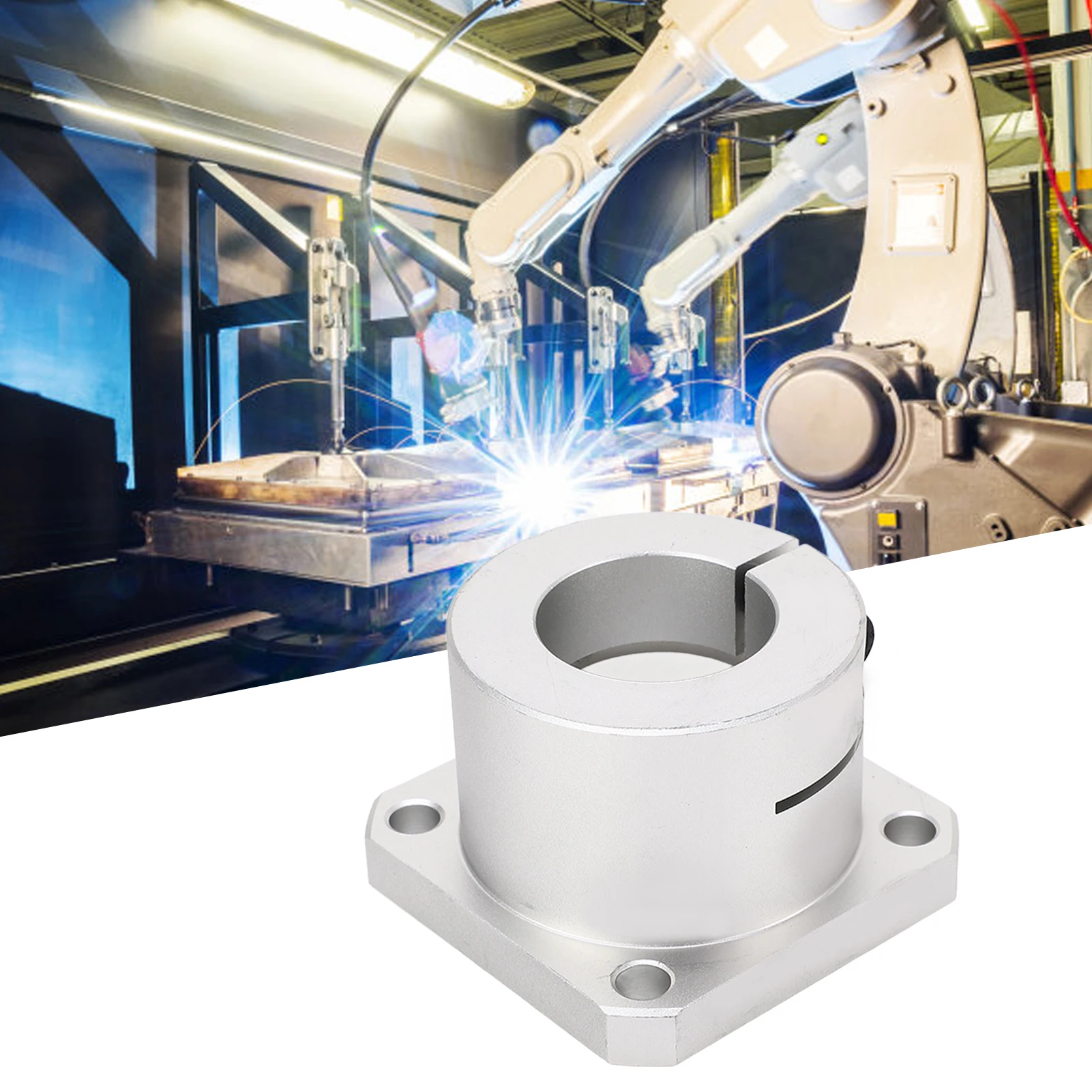 

Flange Mount Linear Bearing Linear Motion Bearing Sliding Bearing Block with Shaft Bracket D40 Compact Flange Mount