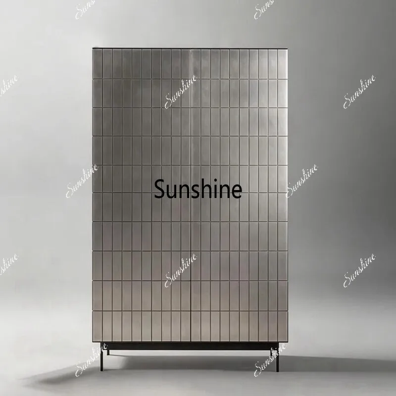 Nordic minimalist modern bar cabinet multifunctional geometric locker