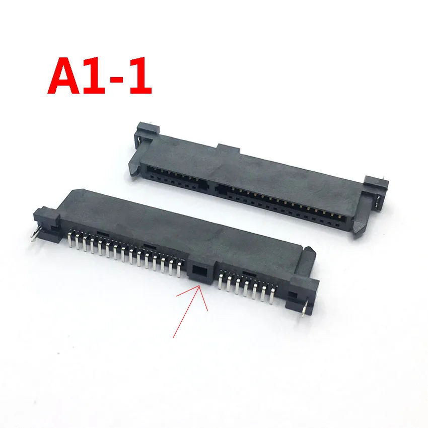 5PCS SATA Interface Steckdose SSD Solid State Drive Sitz 7p + 15P 22PIN Stecker Sitz Sinking platte Patch Typ Stecker Port