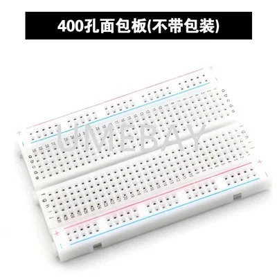 5pcs    400 hole bread board/experimental board/mini bread board with a length of 8.5cm and a width of 5.5cm can be comb