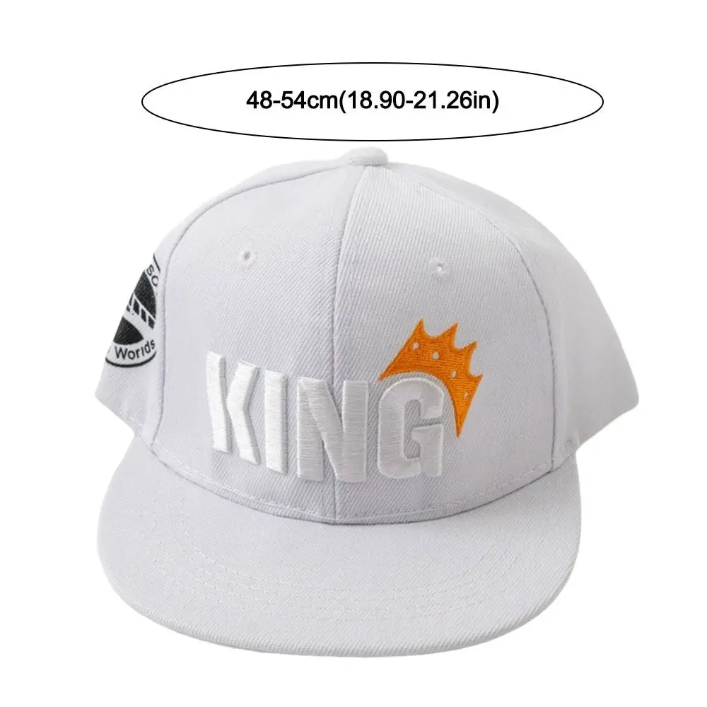 KING Crown Baby Baseball Cap Sunshade Sun Protection Boys Girls Flat-edge Hip-hop Hat Breathable Casual Duck Tongue Cap