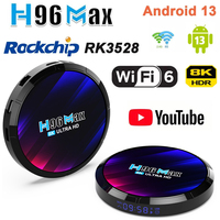 H96 MAX Android TV Box RK3528 2/4GB RAM 16GB 32GB 64GB ROM Android Box Support 2.4G/5.8G WiFi6 BT5.0 4K Video Set Top TV Box