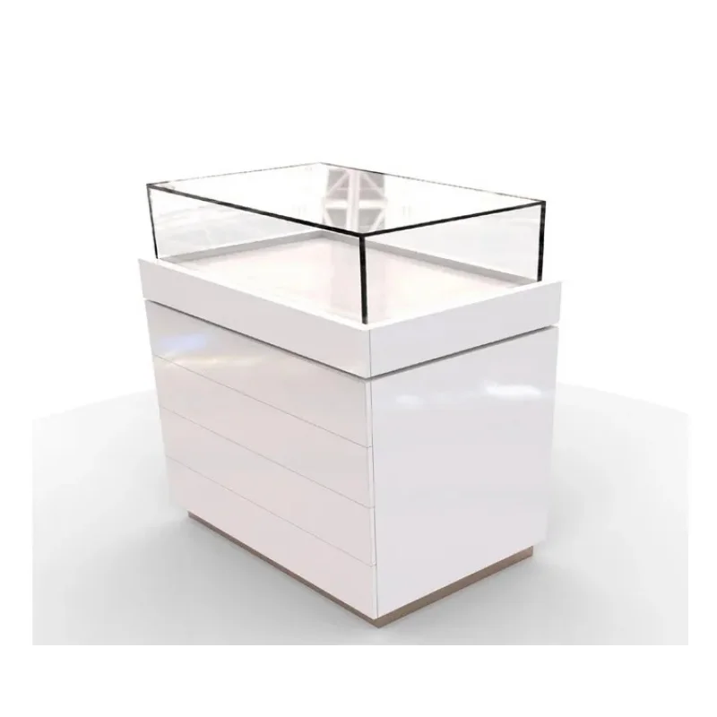 custom.Customizable Double-Face Optical Shop Display Unit Modern Design ISO9001 Certified LED Lighting