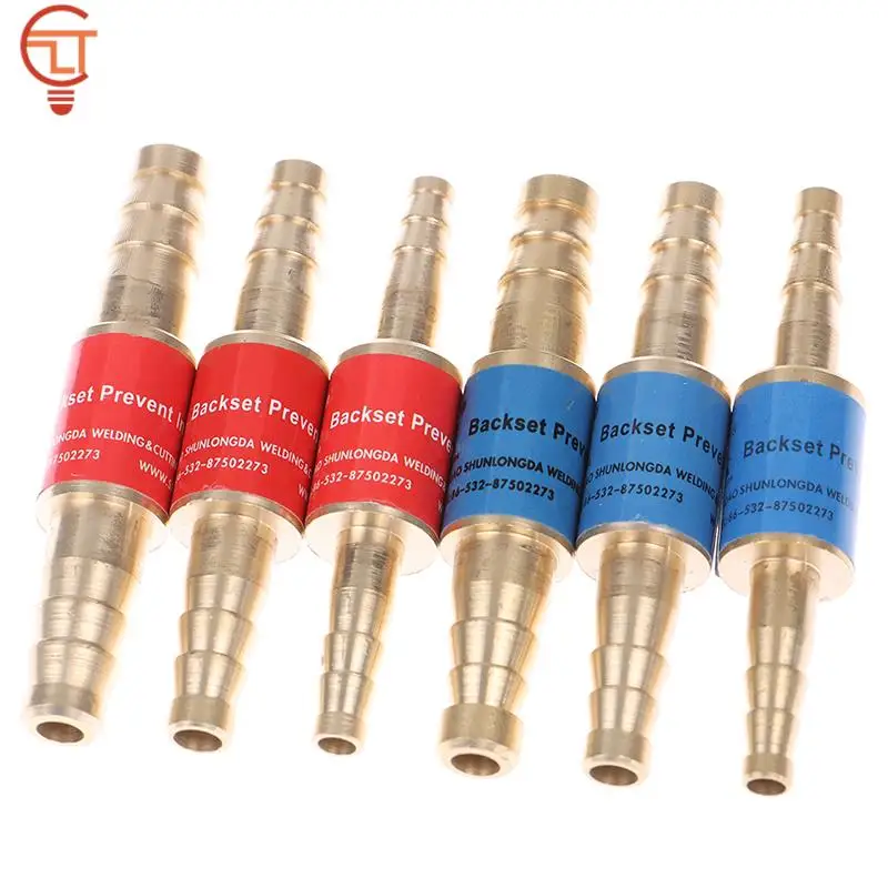 1Pcs Pipe Flashback Arrestors Of Acetylene & Oxygen Fuel Check Valve Copper Material Safety Valve