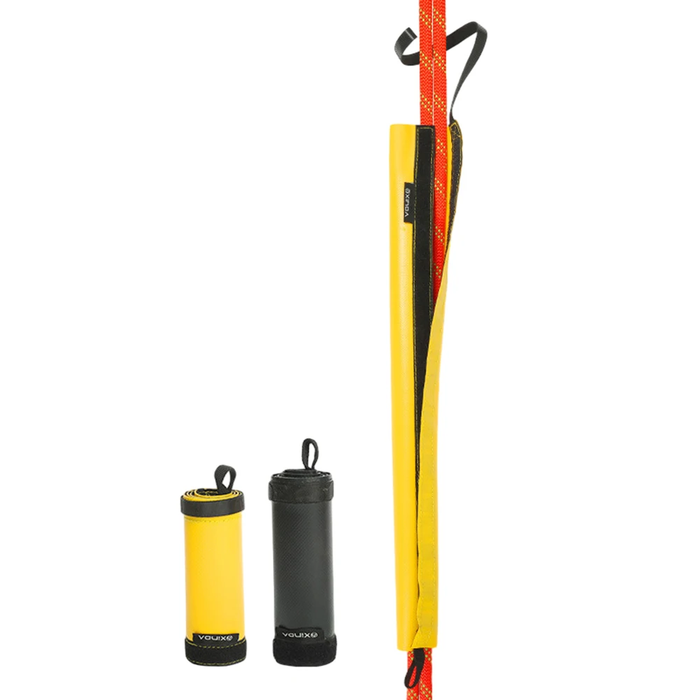 35/50 سنتيمتر تسلق حبل الغطاء الواقي الشريط السحري بولي كلوريد الفينيل تسلق الصخور حبل حامي مكافحة ارتداء رابيلينغ معدات السقف #4