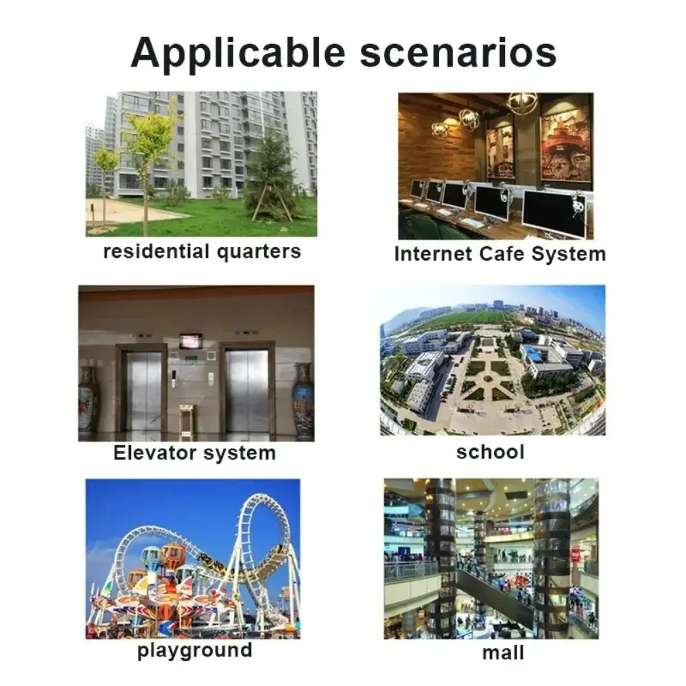 Residential Property M1 Elevator Card Intelligent Induction Lock ID Time 5PCS Access Card IC Keychain Intelligent Practical