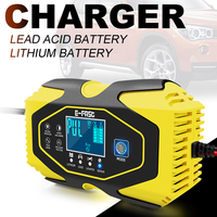 Smart Car Battery Charger 12V 6A 24V 3A Fully Automatic Fast Power Charging Device For Lithium LiFePO4 Lead Acid Storage Battery