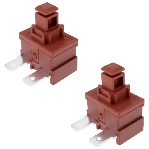 2Pcs On Off Power Button Switch Compatible With For Miele C1 C2 C3 Series Vacuum Cleaners Restores Power Control Functionality