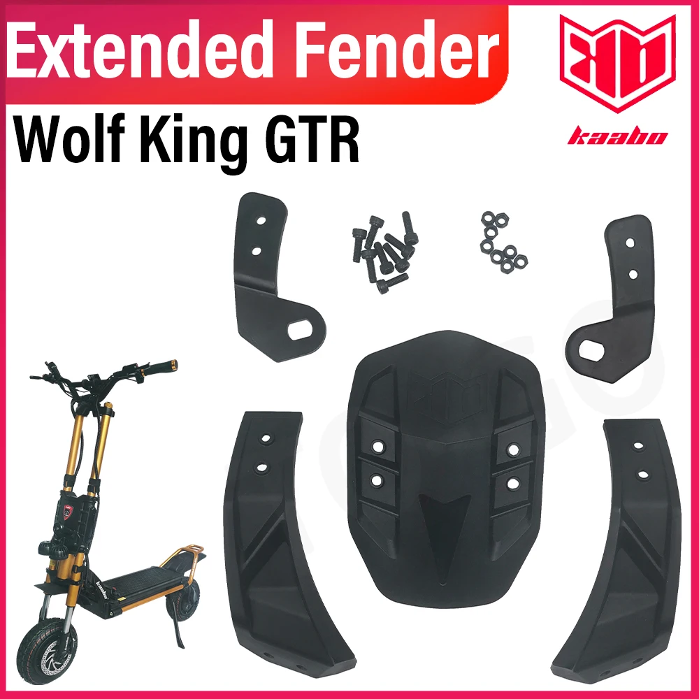 KAABO Wolf King GTR Extended Mudguard Suit For Wolf Warrior 11inch Electric Scooter Wolf King GTR Extended Fender Parts