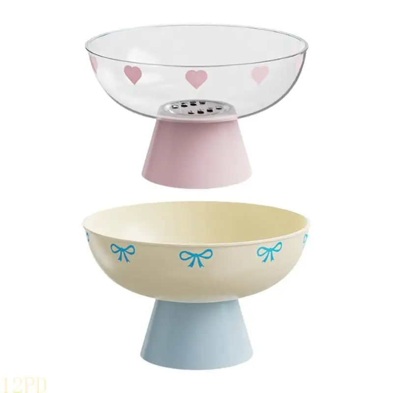 12PD Contemporary Drainage Base Snacks Bowl Kitchen Dining Essential User Safe Plastic Design