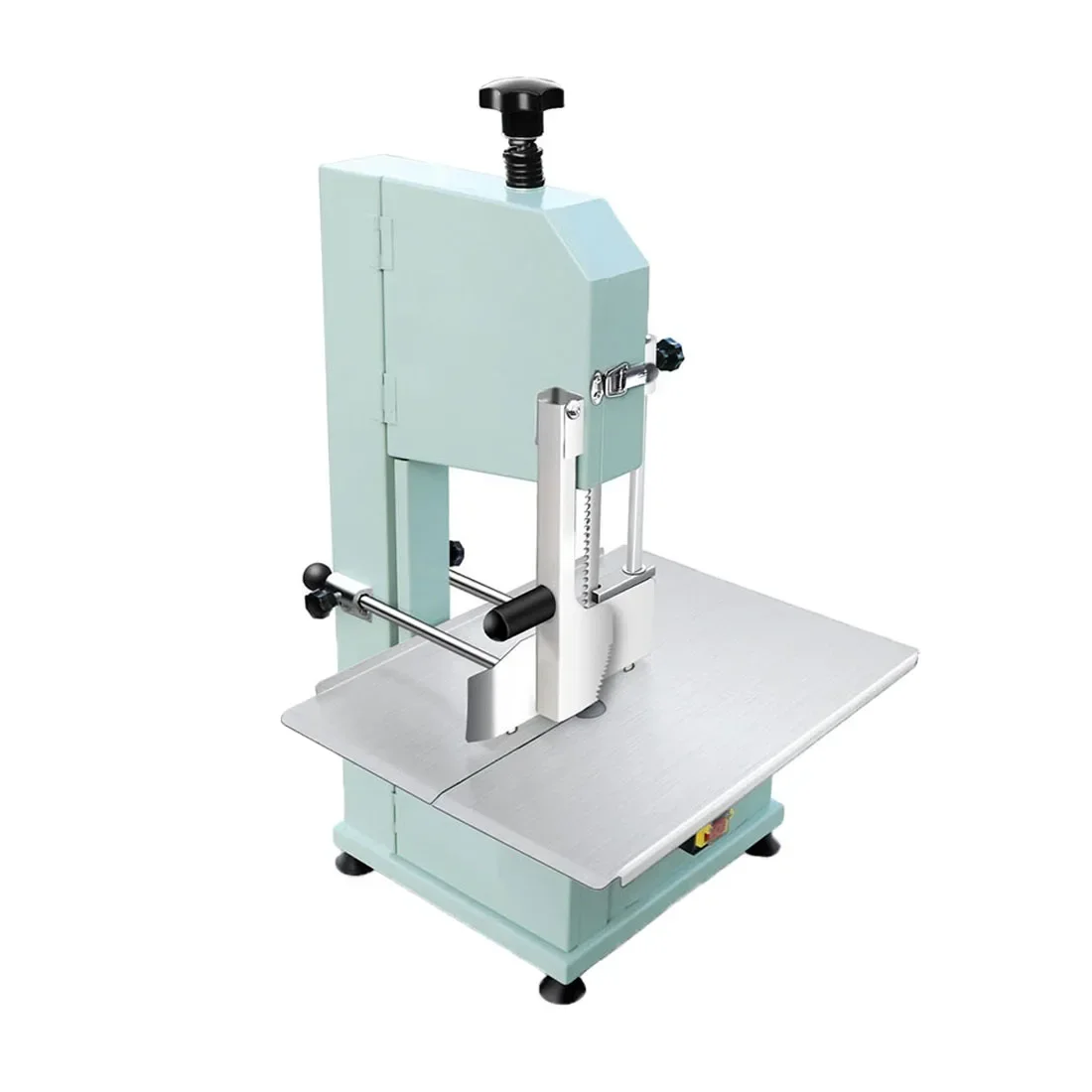 Fully automatic desktop bone sawing machine electric stainless steel frozen meat jelly fish cutting beef bone chopping machine