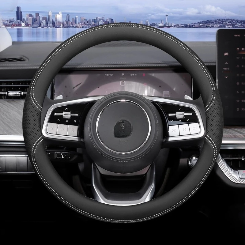 

Suitable for Tank 300 Leather Hand-free Sewing Steering Wheel Cover Non-slip Four Season Universal Ultrathin