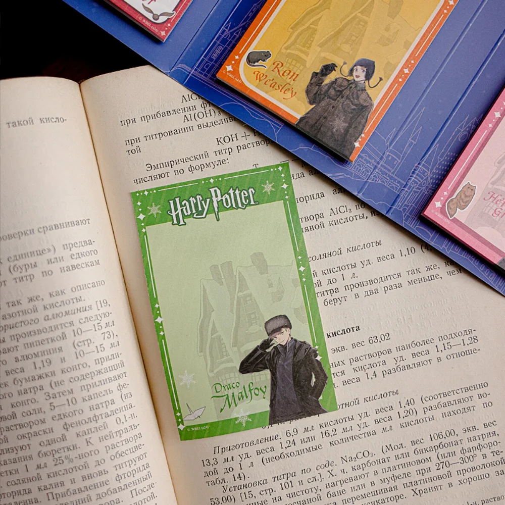 حقيقي 80 ورقة هاري بوتر مذكرة الوسادة نشر ملاحظات لاصقة مخطط ملصق المفكرة اللوازم المدرسية القرطاسية الفتيات الهدايا