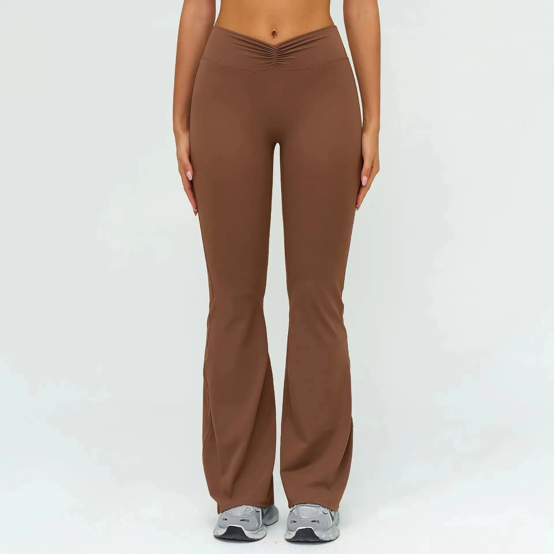 

Women Straight-Leg Sports Pants Gym Clothing Naked Feeling Compression Wide Leg Yoga Leggings Pilates Fitness Tights Leggings