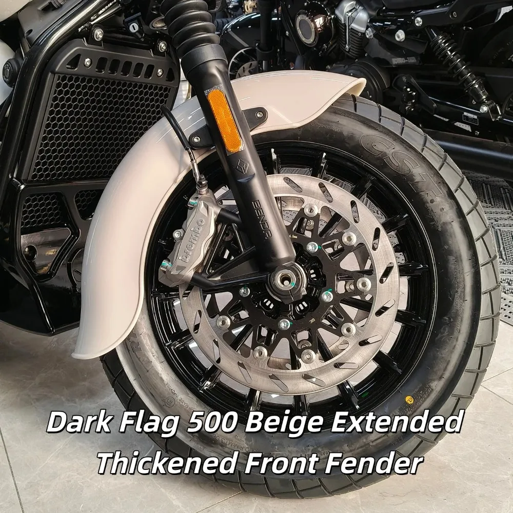 For Benda Black Flag 500 950 Rock 250 Front Fender Mudguard Extended Reinforced Guardabarros Parafango Accesorios Moto