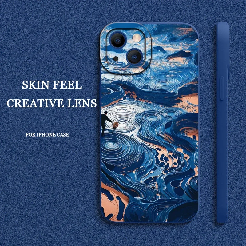 Для Funda OnePlus 9 RT 9RT Oneplus9 RT чехол милый оригинальный крутой мягкий силиконовый защитный чехол для камеры для мужчин и женщин, Синий чехол для телефона