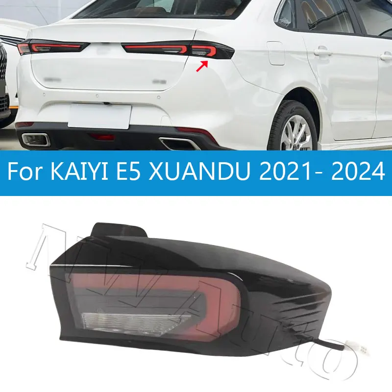 For KAIYI E5 XUANDU 2021- 2024 Rear Bumper Tail Light Lamp Taillight Taillamp Brake Light Stop lamp