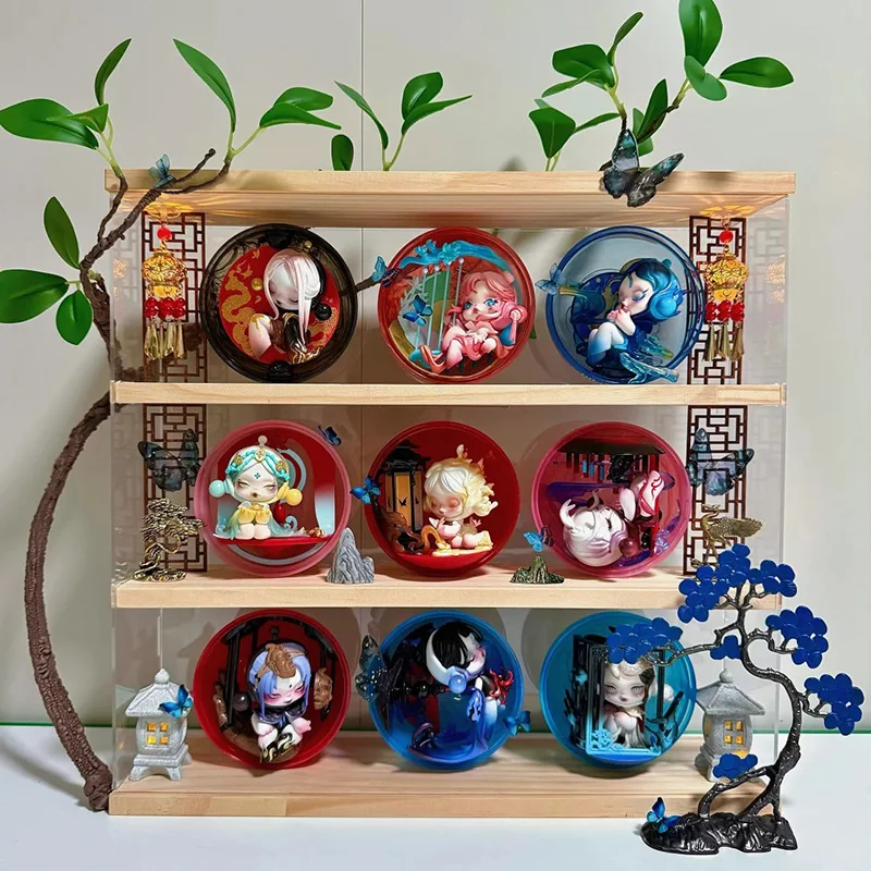 

Original Skullpanda The Mirage Series Blind Box Dolls Pendant Figure Mystery Box Collection Ornament Girls Xmas Gift Toy