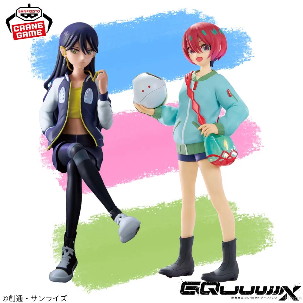 

Оригинальный мобильный костюм BANPRESTO Gundam GQuuuuuuX однотонная одежда Nyaan Machu Yuzuriha Amate фигурка аниме модель игрушки