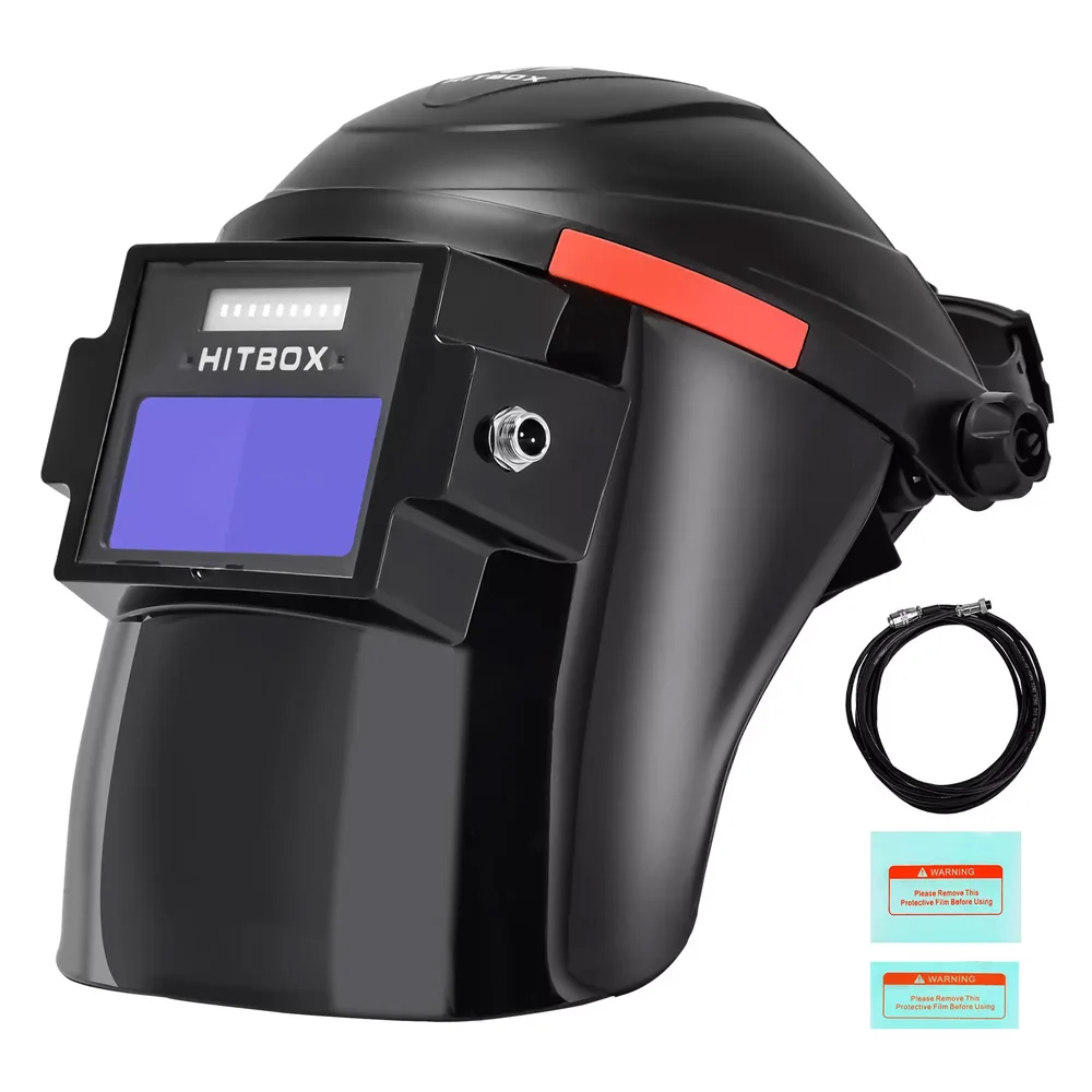 HITBOX Automatic Darkening Welding Helmet for Cold TIG Welding Cap Welding Machine Mask