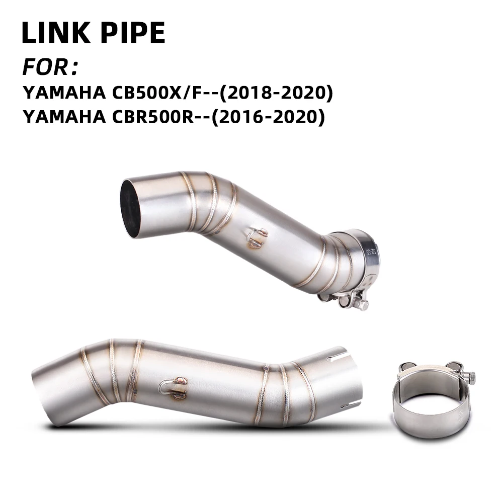 Slip On For 2016-2022 CB400 CBR400 CB500F CB500X CBR500 CBR500R  Carbon Exhaust Muffler view 5