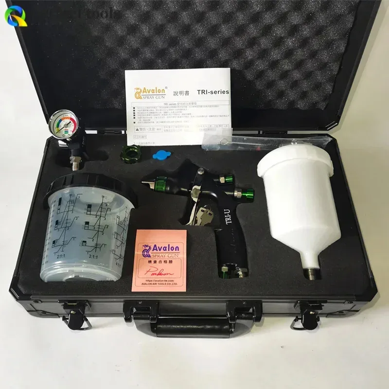 أفالون تايوان الأصلي TRI-U مسدس طلاء البيانات 1.3 عيار أثاث السيارات الأجهزة مروحة 45 سنتيمتر عملية رش عالية الطاقة