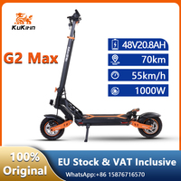 Kukirin G2 Max E-Scooter 1000W Motor 48V20.8ah Battery Dual Hydraulic Shock Absorbers Electric Scooter City Off-Road Escooter