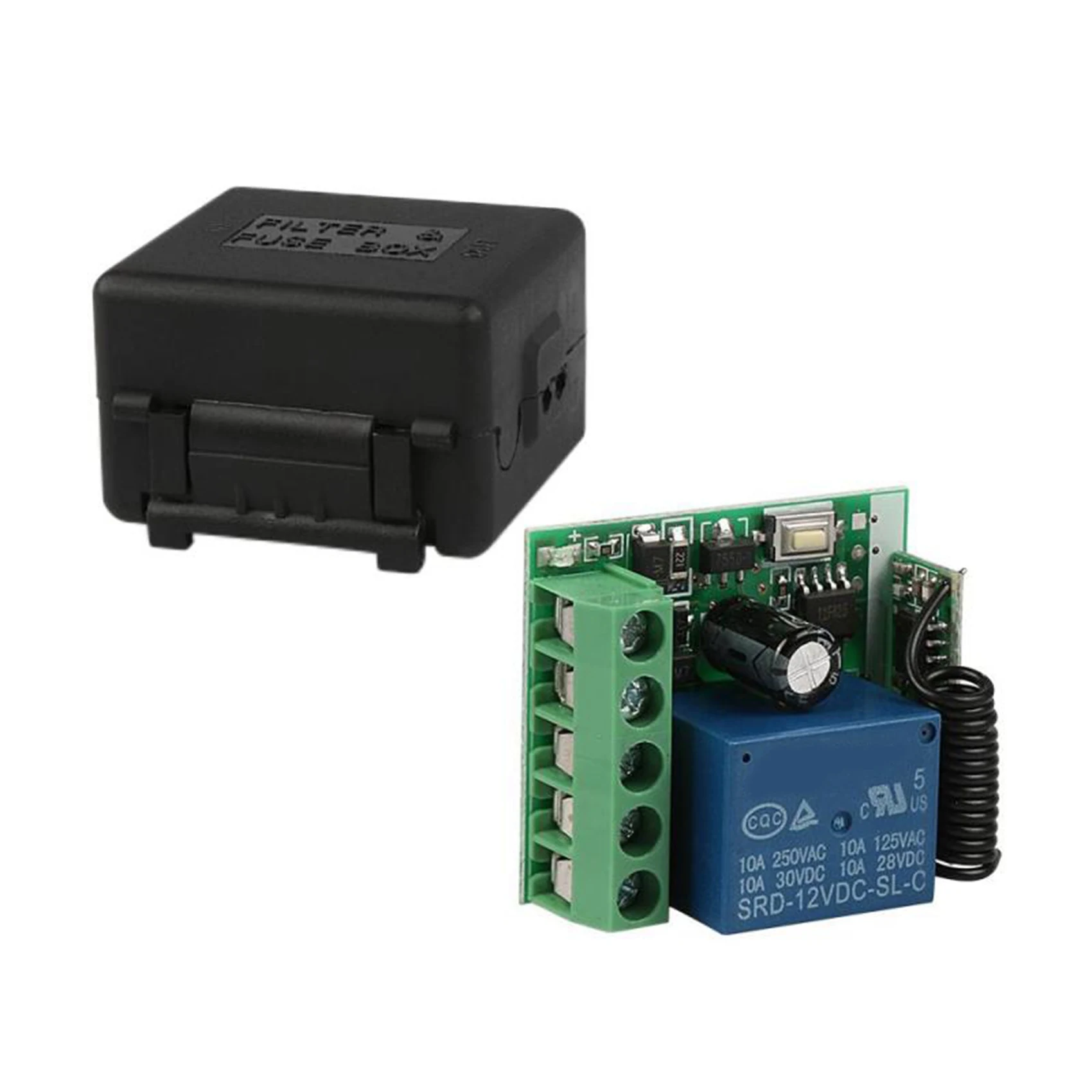 N75R-4X DC 12V 1CH 433Mhz Universal Wireless Remote Control Switch RF Relay Receiver 433 Mhz Transmitter Button Module DIY