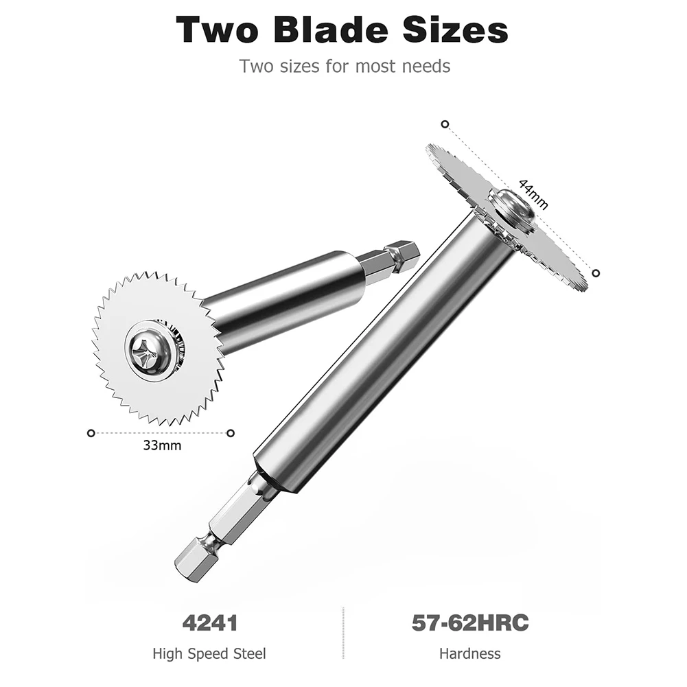 A97TInside Pipe Cutter, 1/4 Inch Hex PVC Plumbing Inside Cutter Internal Plastic Pipe Cutter Set (32mm x3, 44mm x1)