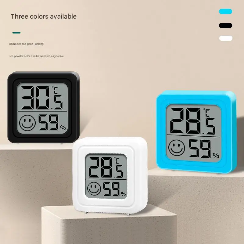 4pcs Digital Thermometer Hygrometer Indoor Mini Temperature LCD Electronic Monitor Hygrometer Outdoor Room Baby