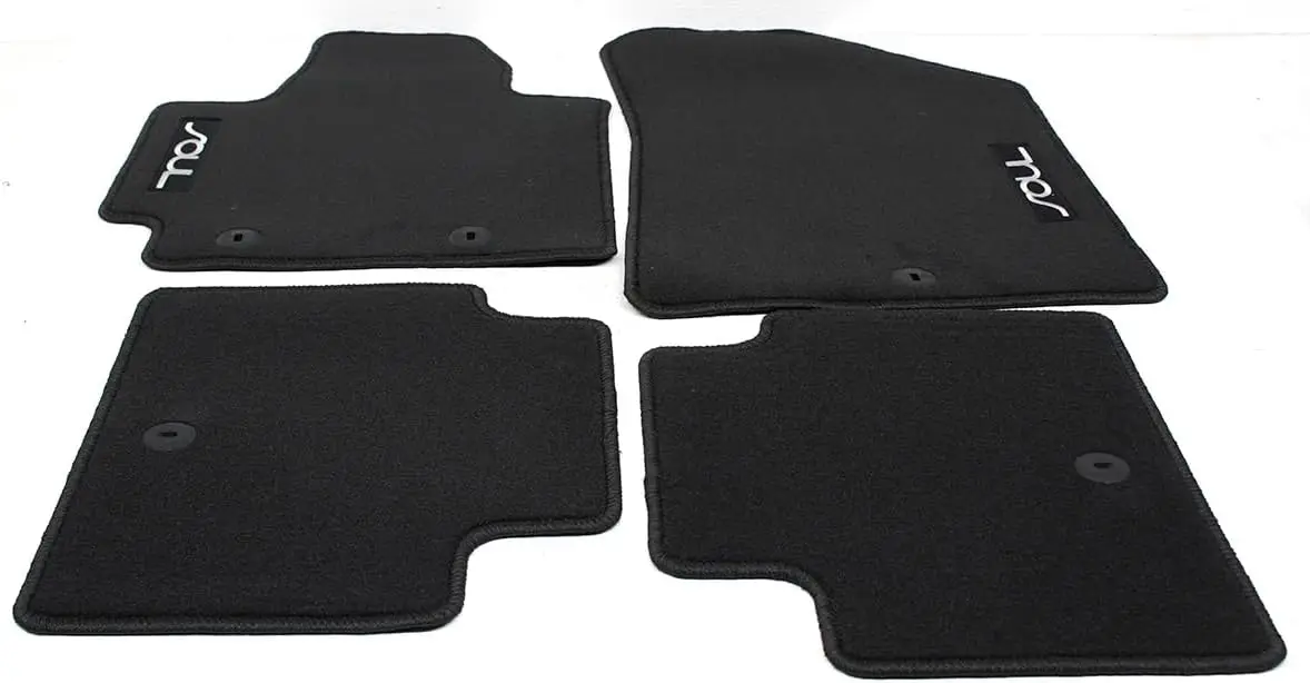 

Комплект премиальных ковриков для пола KIA Soul 2014-2019, черные - прочные и идеально подходящие
