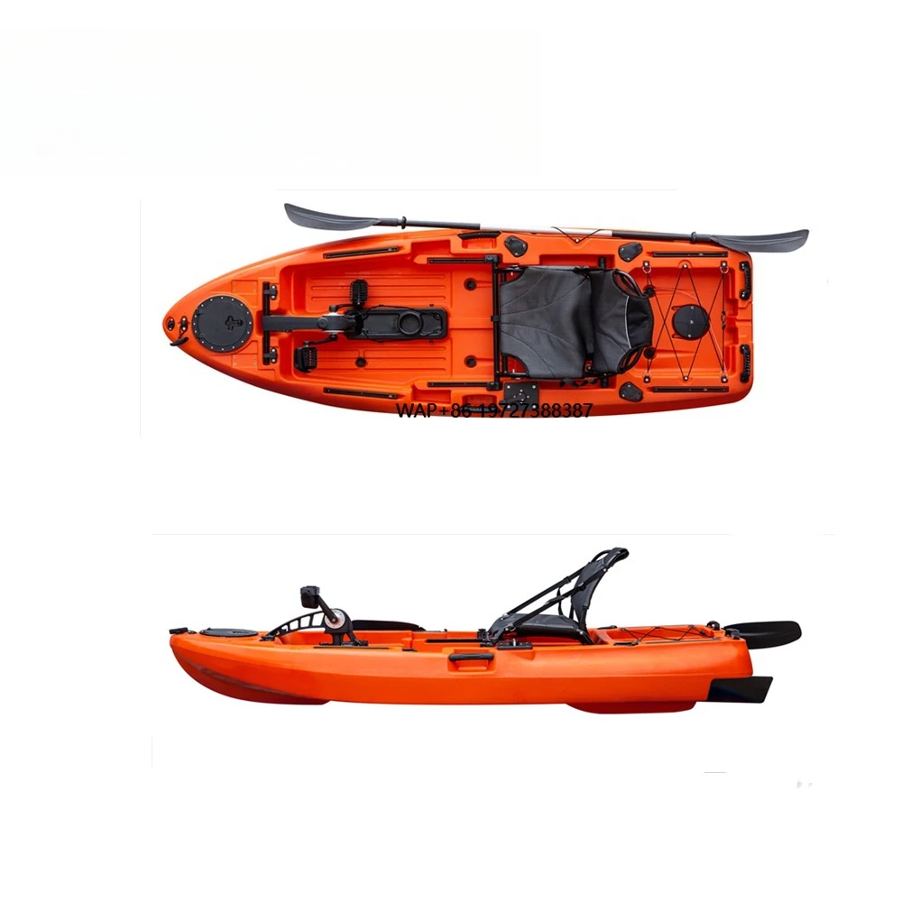 

2.5 Meter HDPE Pedal Kayak Sale for Fishing Single One Person Small Boat Made in China