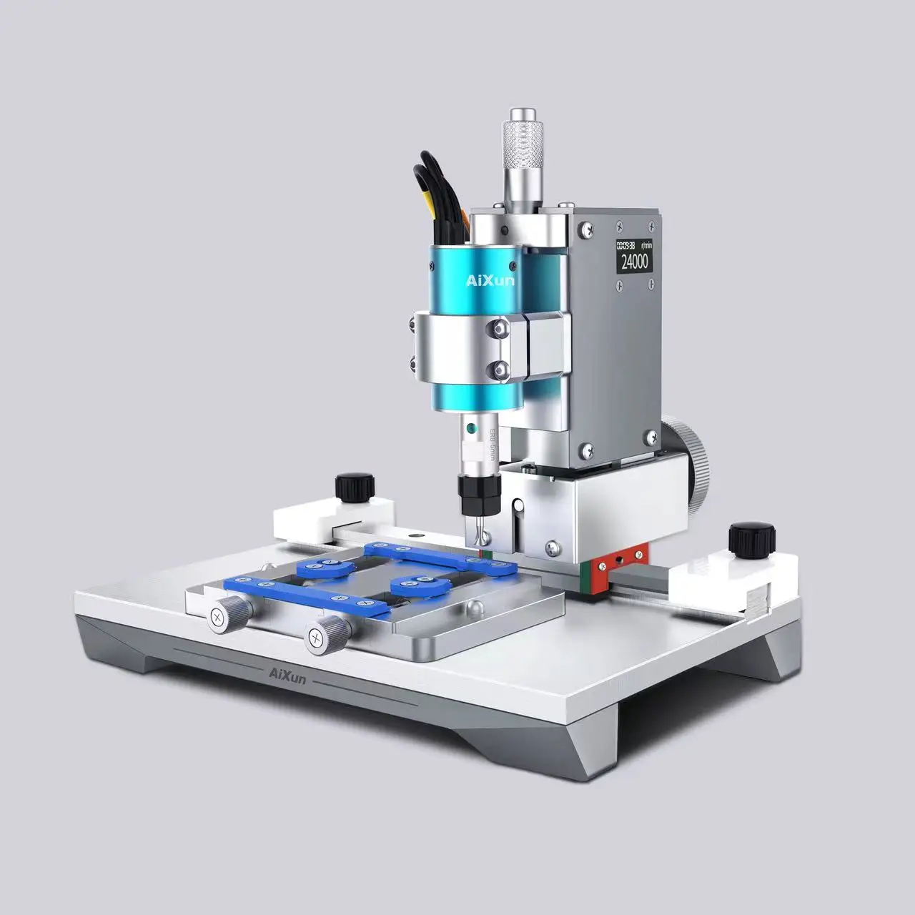 

AiXun 2ND-GEN CHIP GRINDING MACHINE SPECIALLY BUILD FOR GRINDING CUSTOMIZED ER8 CNC COLLET use in CPU/Touch IC/Nand grinding