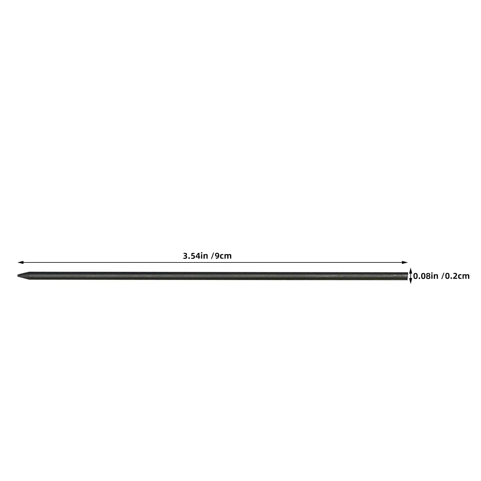 800Pcs Automatic Pencil Lead Black 2.0mm Hb Replacement for Technical Drawing Sketch Writing School Office Supplies