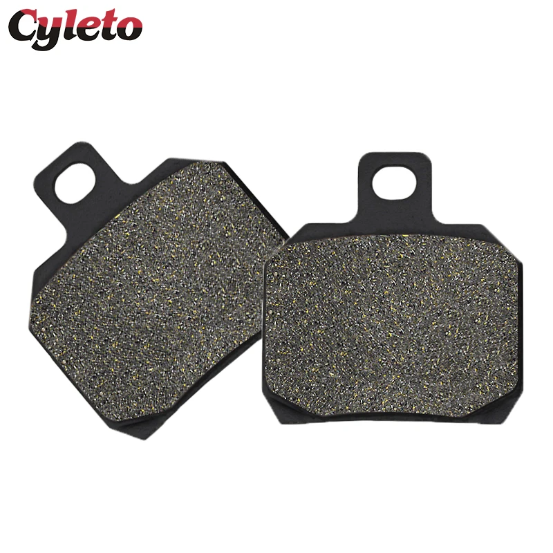 Cyleto Motorcycle Rear Brake Pads for Cagiva Raptor V-Raptor 1000 2000-2007 V Raptor 650 2000 2001 2002 2003 2004 2005 2006 2007