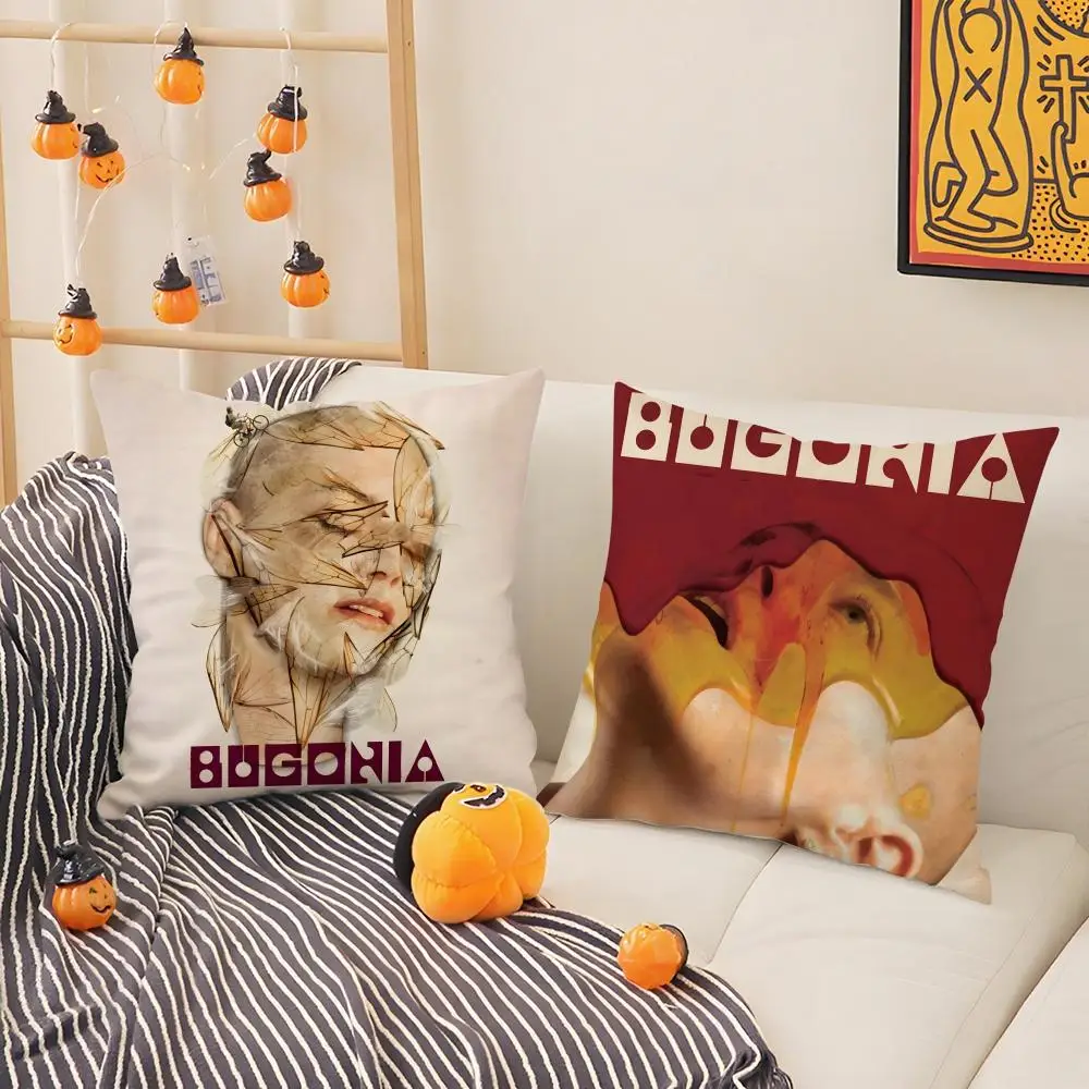 العلوم الكوميديا فيلم B-bugonia كيس وسادة حريري قصير أفخم مع سحاب غير مرئي الغبار غطاء وسادة أريكة للديكور المنزل
